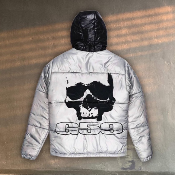 G59 Jackets & Coats Uicideboy G59 Skull Logo Down Fill Jacket